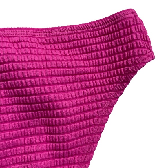 Salt and Cove Pink Textured Lined Hipster Bikini Swim Bottom Medium M - Picture 11 of 14
